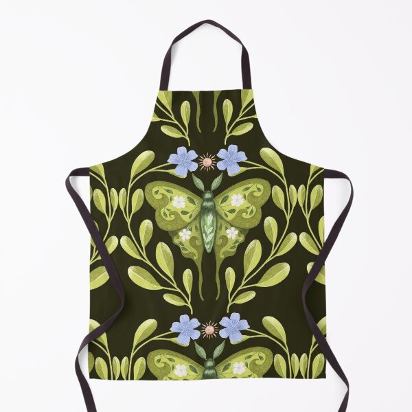 Item preview, Moss green luna moth designed and sold by pinkyfish1010.
