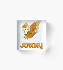 Jonny Eagle Sticker Acrylic Block