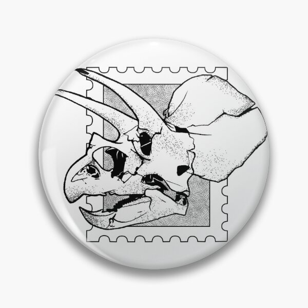 Item preview, Triceratops Stamp designed and sold by VivekaBloom.