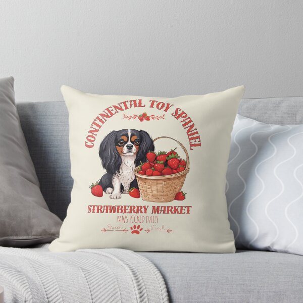 Item preview,  Coquette Aesthetic Dog Strawberry market paws picked daily sweet and fresh continental toy spaniel designed and sold by GoodyPaws.