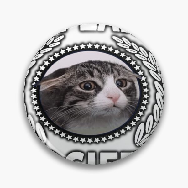 Item preview, Funny Flat Ear Society Cat Meme designed and sold by HuguesDelannoy.