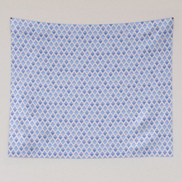 Item preview, Diamonds and triangles, blue-lilac version designed and sold by Alex  Blud.