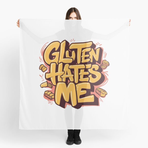Artikel-Vorschau von Gluten hasst mich - Lustiges Design zur Sensibilisierung für glutenfreie Lebensmittel, designt und verkauft von Colorful-Garden.