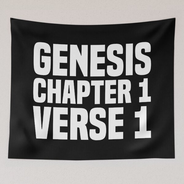 Item preview, Genesis Chapter 1 Verse 1 - Holy Scriptures designed and sold by Vector-Artist.