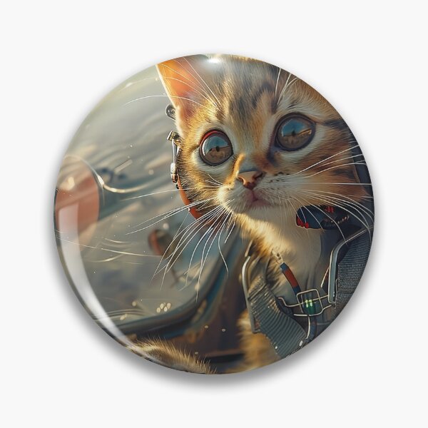 Item preview, Kitten Fighter Pilot designed and sold by Guesso.