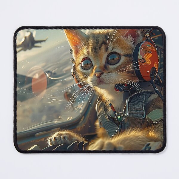 Item preview, Kitten Fighter Pilot designed and sold by Guesso.