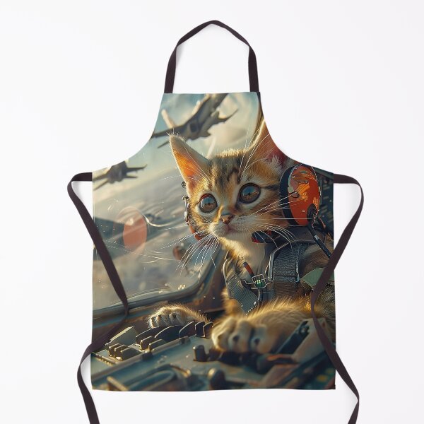 Item preview, Kitten Fighter Pilot designed and sold by Guesso.
