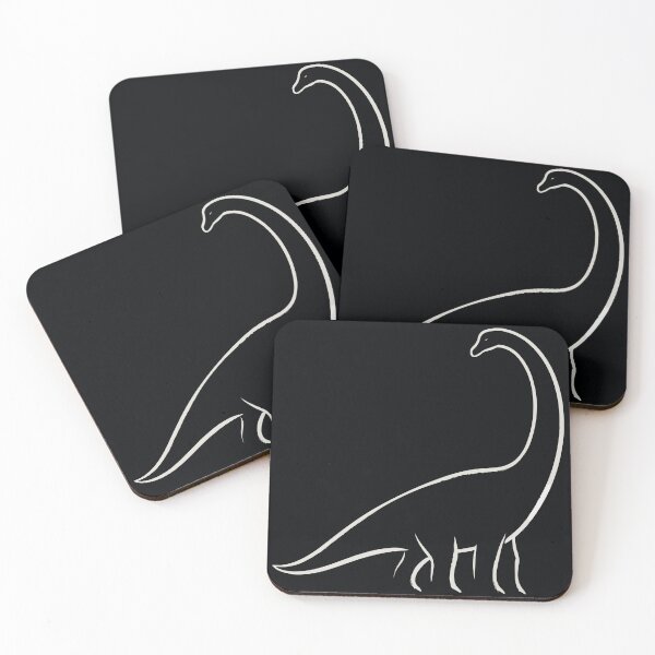 Item preview,  Outline Dinosaur Brontosaurus designed and sold by TomFrontierArt.