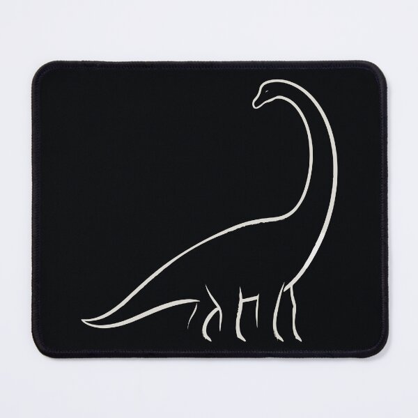 Item preview,  Outline Dinosaur Brontosaurus designed and sold by TomFrontierArt.