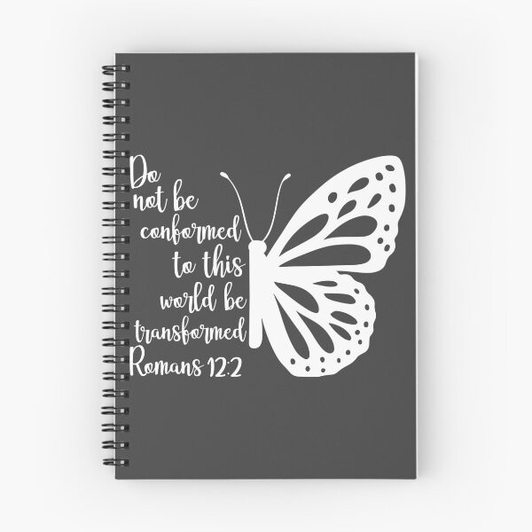 Item preview, Be Transformed - Butterfly - Bible Verse, Romans 12:2 designed and sold by simplydesignart.