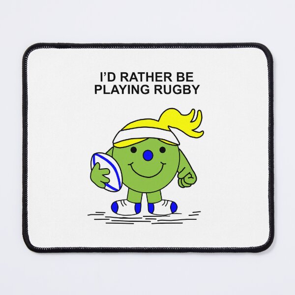 Item preview, Little Miss Id rather be playing Rugby designed and sold by Scat the cat.