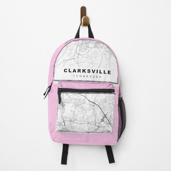 Item preview, Minimalist Clarksville Map designed and sold by Tamas Das.
