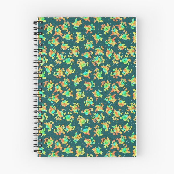 Item preview, Small flowers, green-yellow on a dark green background designed and sold by Alex  Blud.