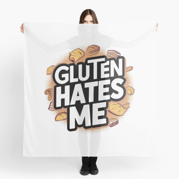 Artikel-Vorschau von Gluten hasst mich - Lustiges Design zur Sensibilisierung für glutenfreie Lebensmittel, designt und verkauft von Colorful-Garden.