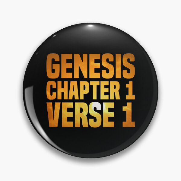 Item preview, Genesis Chapter 1 Verse 1 - Bible Quote designed and sold by Vector-Artist.