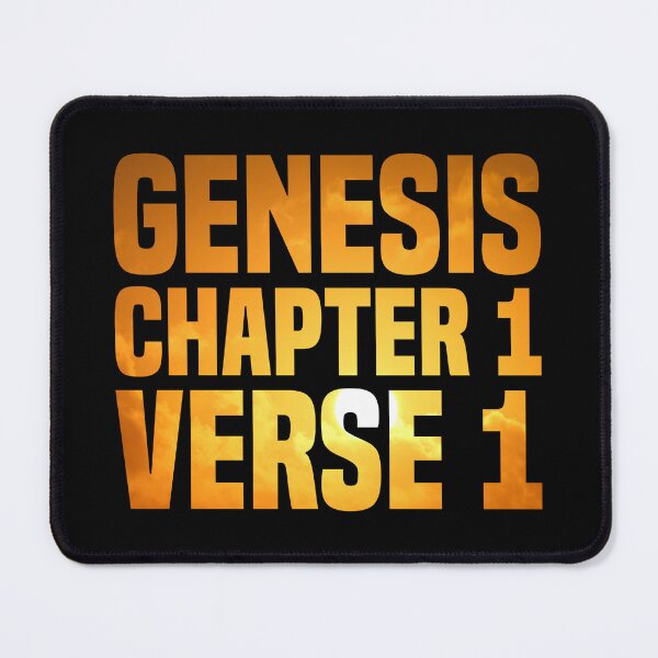 Item preview, Genesis Chapter 1 Verse 1 - Bible Quote designed and sold by Vector-Artist.