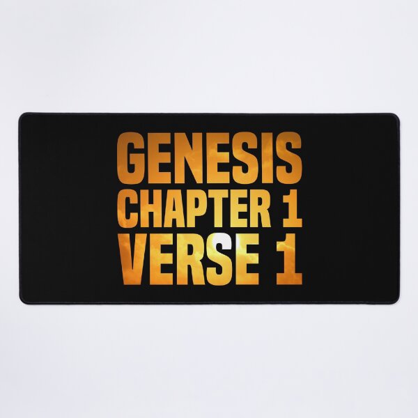 Item preview, Genesis Chapter 1 Verse 1 - Bible Quote designed and sold by Vector-Artist.