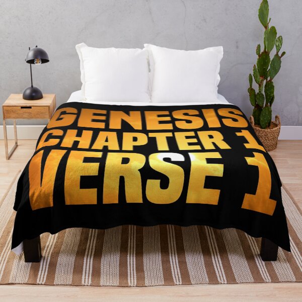 Item preview, Genesis Chapter 1 Verse 1 - Bible Quote designed and sold by Vector-Artist.
