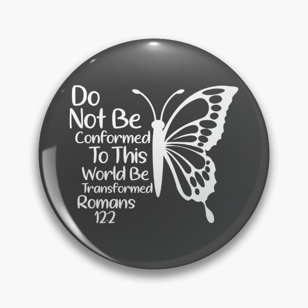 Item preview, Be Transformed - Butterfly - Bible Verse, Romans 12:2 designed and sold by simplydesignart.