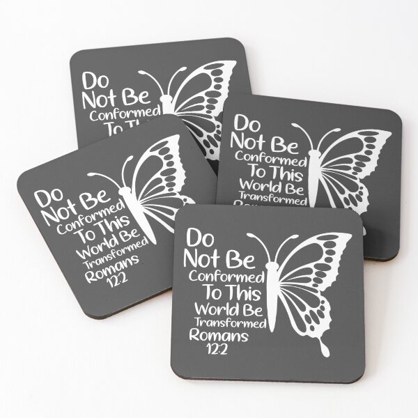 Item preview, Be Transformed - Butterfly - Bible Verse, Romans 12:2 designed and sold by simplydesignart.
