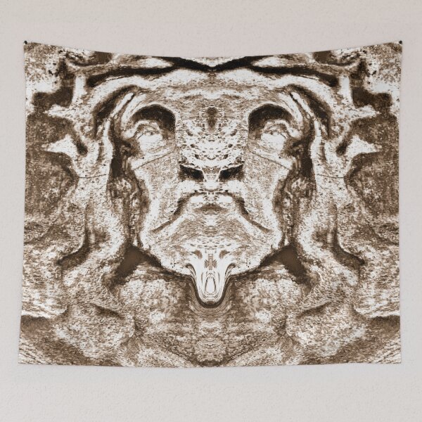 Item preview, COLORLESS GEOMETRIC FACE MAN ANIMAL ABSTRACT CEMETERY designed and sold by Ralek.