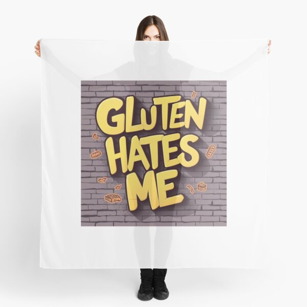 Artikel-Vorschau von Gluten hasst mich - Lustiges Design zur Sensibilisierung für glutenfreie Lebensmittel, designt und verkauft von Colorful-Garden.