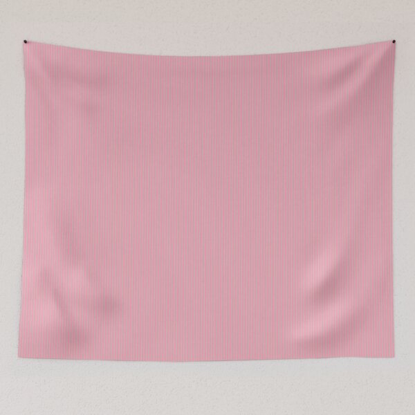 Item preview, Super narrow stripes, Light green on a pink background designed and sold by Alex  Blud.