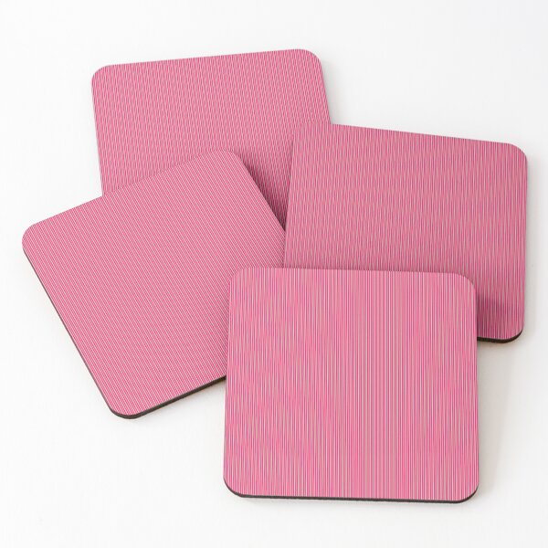Item preview, Super narrow stripes, Green, pink on a dark pink background designed and sold by Alex  Blud.