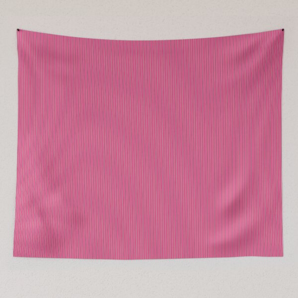Item preview, Super narrow stripes, Green, pink on a dark pink background designed and sold by Alex  Blud.