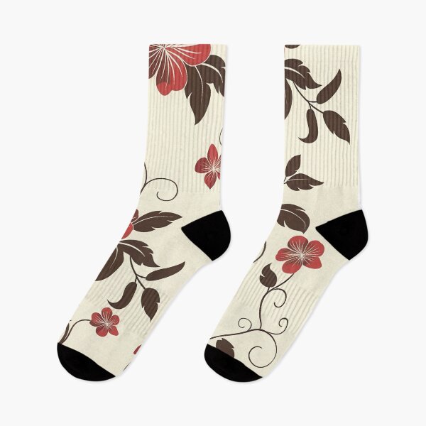 Item preview, Vintage Red Floral Pattern designed and sold by RGShirtWorks.