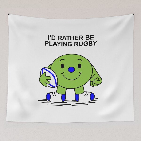 Item preview, Mr Men  Id rather be playing Rugby designed and sold by Scat the cat.