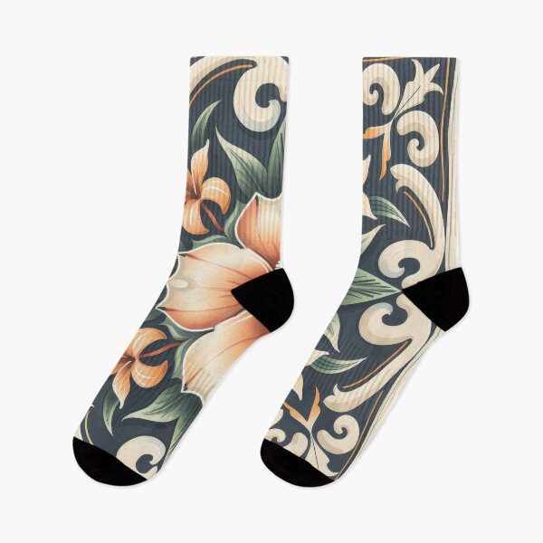 Item preview, Vintage Hawaiian Floral Tile Design designed and sold by ML-Media.