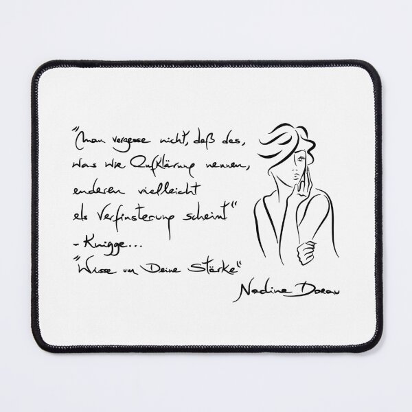 Item preview, Nadine Dorau _ Etiquette saying | Quote - 07 "BLACK SERIES" _ Handmade designed and sold by Nadine Dorau.