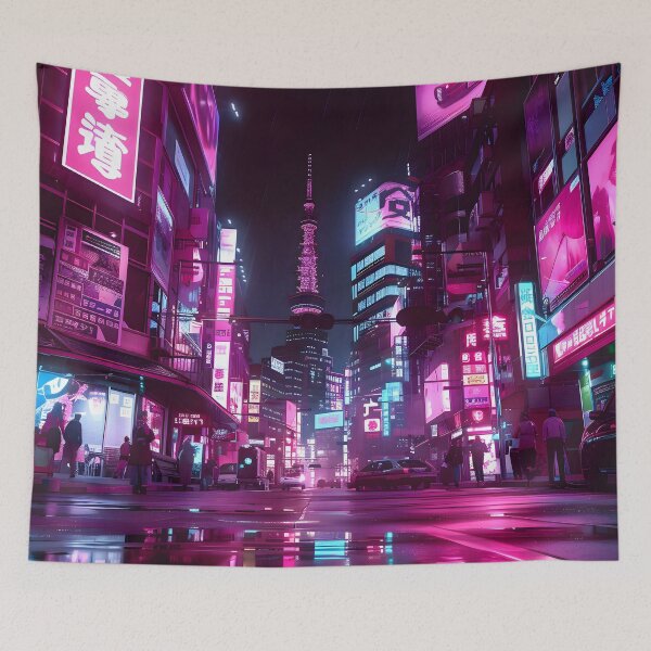 Item preview, Retro Cyberpunk Visions: Neon Dreams designed and sold by AI-Only Creations.