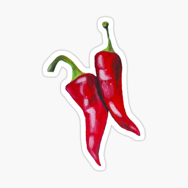 Item preview, Oil pastel peppers designed and sold by SoulScapeCraft.