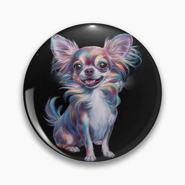 Item preview, Highly Stylized and Colorful Representation of a Small Dog designed and sold by macadolie.