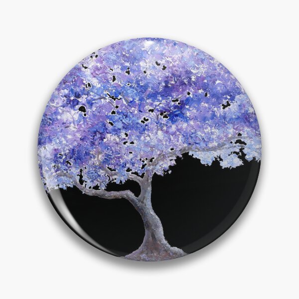 Item preview, Moonlight Jacaranda Tree  designed and sold by MatsonArtDesign.