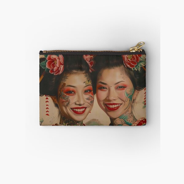 Item preview, Portrait of Twin Geishas Yukiko and Tomiko designed and sold by HighlyDeep.