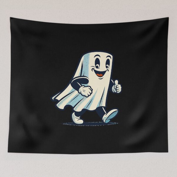 Artikelvorschau, Funny Vintage Ghost Retro Art Style entworfen und verkauft von LuminOrb.