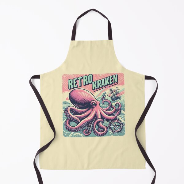 Item preview, Octopus (Retro) V.3 designed and sold by Bubble-Boris.
