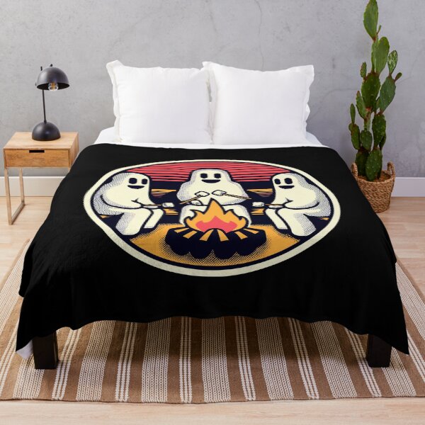 Item preview, Ghosts At Campfire Camping Site Halloween Fun designed and sold by LuminOrb.
