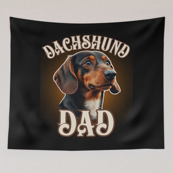Item preview, DACHSHUND DAD cute cool sausage dog design designed and sold by Jt41.