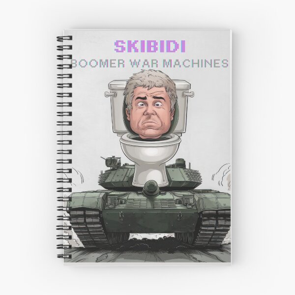 Item preview, skibidi boomer war machines funny gen alpha meme designed and sold by digilabs.