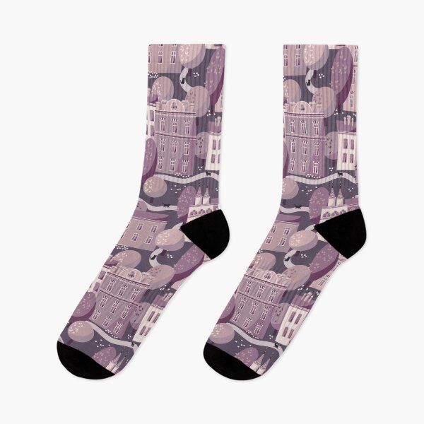 Item preview, Evening cat walk, Dark lilac version designed and sold by Alex  Blud.