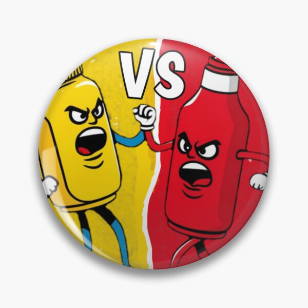 Item preview, Who is king of the condiments? Mustard Vs Ketchup designed and sold by ABC  Designer.