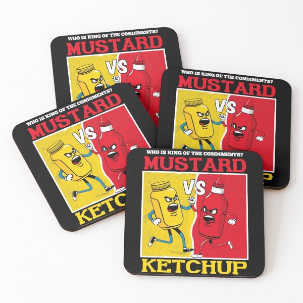 Item preview, Who is king of the condiments? Mustard Vs Ketchup designed and sold by ABC  Designer.