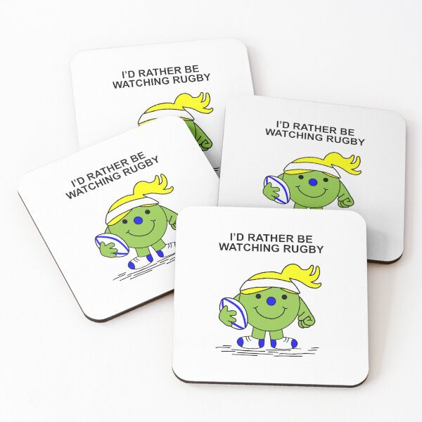 Item preview, Little Miss Id rather be watching Rugby designed and sold by Scat the cat.