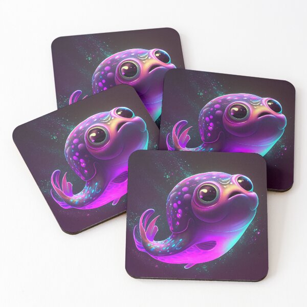 Item preview, Neon Galactic Fish designed and sold by Sillytoe.