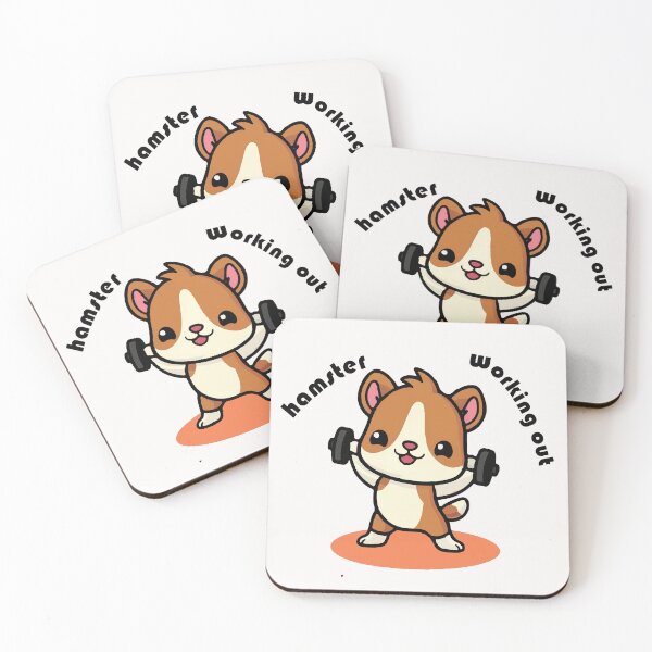 Item preview,  hamster Working Out designed and sold by WAISLYV.
