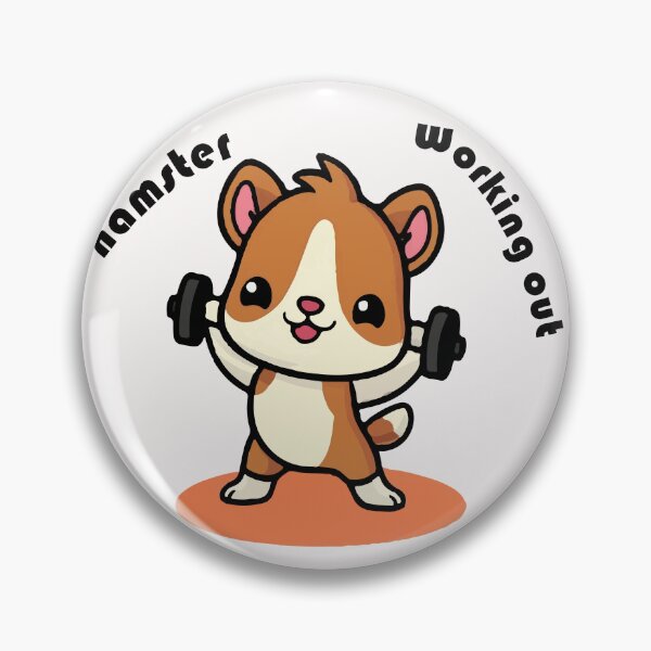 Item preview,  hamster Working Out designed and sold by WAISLYV.